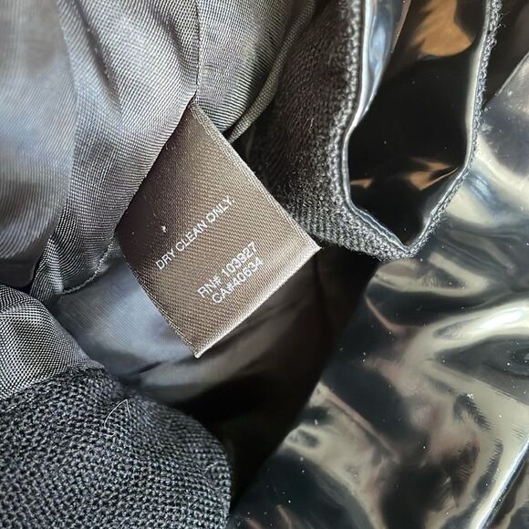 MARC JACOBS Black Capri Crop Pant Womens Patent Leather Detail Wool $228 - Picture 5 of 12